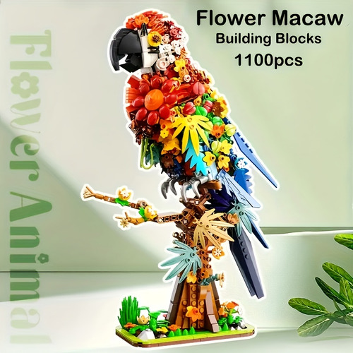 Set De Bloques De Construcción Parrot Vibrant Rainbow Parrot