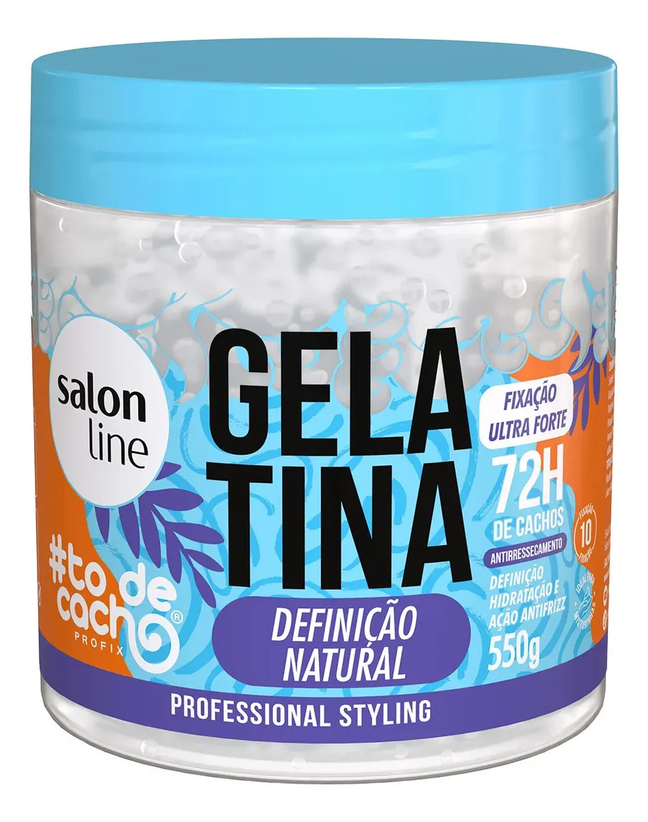 Gelatina #todecacho Definição Natural 550g Salon Line