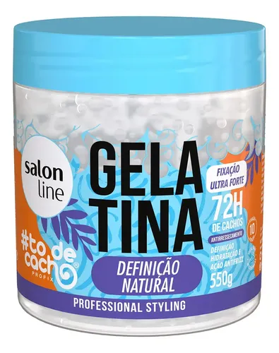 Gelatina #todecacho Definição Natural 550g Salon Line