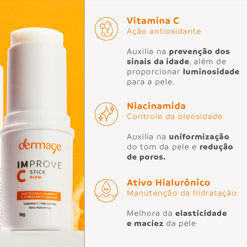 Improve C Stick Glow Dermage - Vitamina C em Bastão