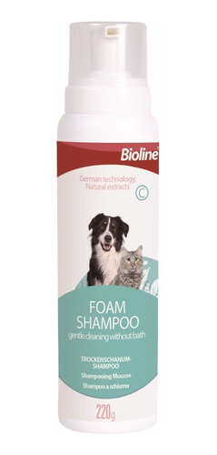 Shampoo De Espuma Seca Bioline 220g