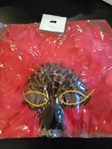 Comprar Antifaz Antifaces De Plumas Rojo Hora Loca Cotillón Disfraz 