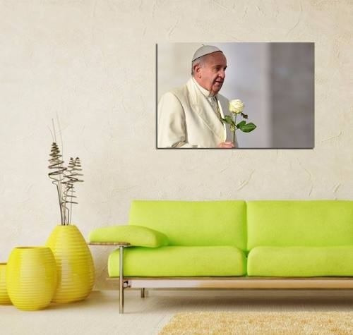 Vinilo Decorativo 20x30cm Papa Francisco Bergoglio Catolico