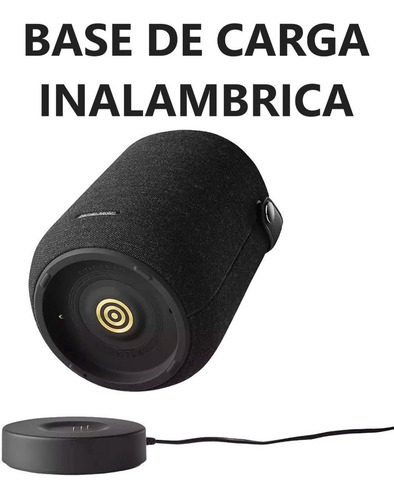 Bocina inteligente Harman Kardon Citation 200 con asistente virtual Google Assistant color black 100V/240V