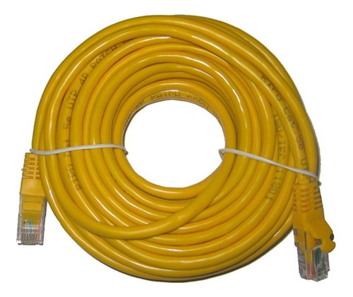 Cable De Red Lan Patch Cord 5e Rj45 20 Mts Matko Seguridad