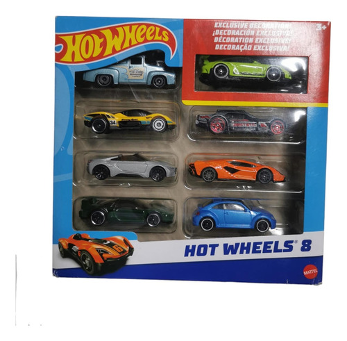 Hotwheels - Pack X 8 Autos - Surtidos - Original Mattel -