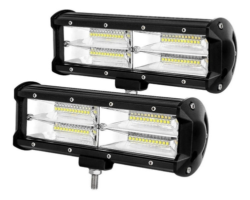 Pack 2 Barra Led Auto/camionetas/neblineros 144w 9  