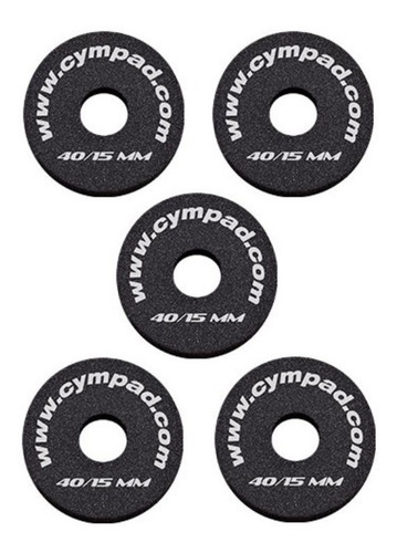 Juego 5 Arandelas Esponjas P/ Platillo Batería Cympad Os15/5