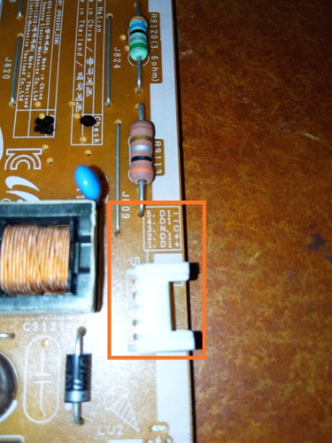 Imagen 5 de 10 de Fuente Poder Tv Samsung Modelo: Un32eh4000g