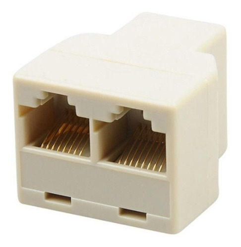 Adaptador Splitter Rj45 Cat5 6 Lan 1 A 2