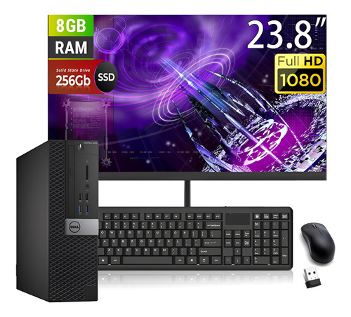 Dell Optiplex 3040 Sff | I5-6500t | 8gb Ram | 256gb Ssd | 24 (Reacondicionado)