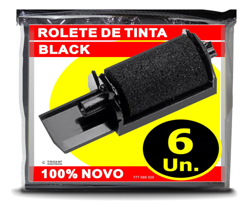 06 Un Rolete Tinta / Tinteiro Registradora Sharp Xea 107 ...