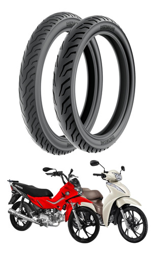 Par Pneu Rinaldi Ss48 60/100r17 + 80/100r14 Kit Sem Câmaras