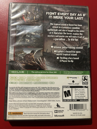 Dead Island Xbox 360 (Usado)