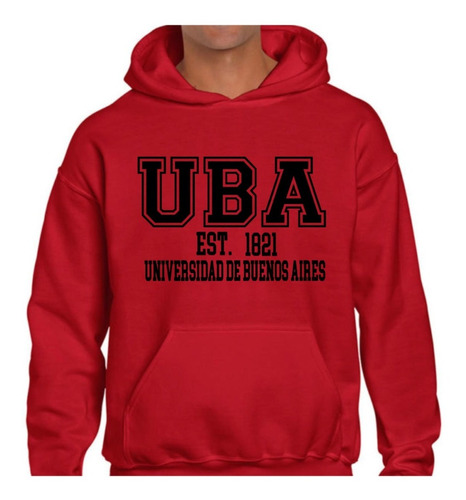 Buzo  Canguro Uba/ Universidades  100% Algodón 9458 Unisex