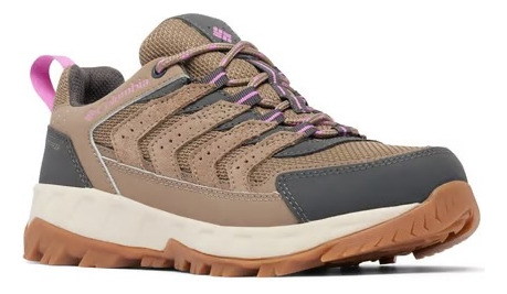 Zapatilla Columbia Strata Trail Low Wp Mujer Wet Sand Berry