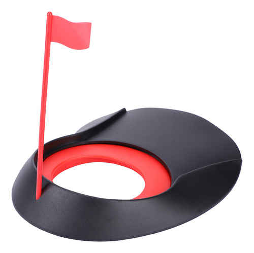 Putting Cup Hole Putter Practice Trainer Aid Bandera, 1 Jueg