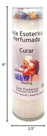 Candera De Intención Espiritual De Cera Curación De La Vela