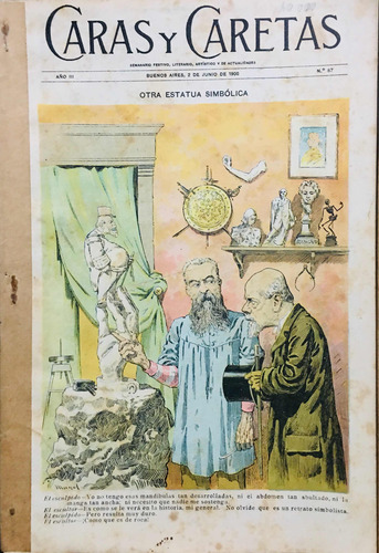 Lote 4 Revista Caras Y Caretas 1900 # 71-82-83-87 (Usado)