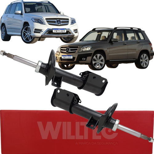 Par Amortecedor Dianteiro Willtec Mb Glk 200 250 280 300 350