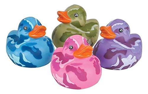 Rhode Island Novelty Patos De Goma De Camuflaje De 2 Pulgad.