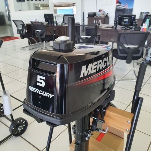 Motor Popa Mercury 5 Hp 2 Tempos Carburado 0km Na Caixa