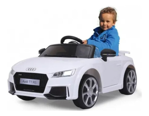 Imagen 1 de 10 de Auto Batería Eléctrico Audi Tt Rs Roadster Infantil Blanco