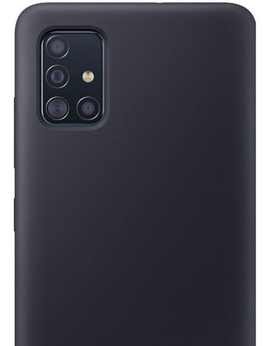 Capa Protetora De Silicone Preto Celular Samsung Galaxy A51