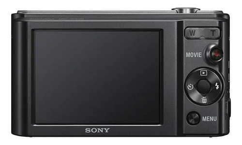 Câmera Sony Cyber-shot Dsc-w800 20.1mp 5x Zoom 720p Preto