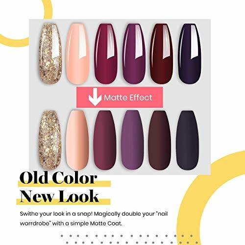 Esmalte De Gel Con Acabado Mate Color Transparente