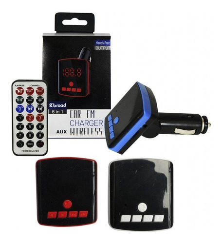 Transmisor Bluetooth Fm Reproductor Auto Encendedor +control