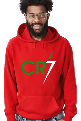 Buzo Rojo Cr7 - Capucha - Hoodie - Unisex - Cristiano