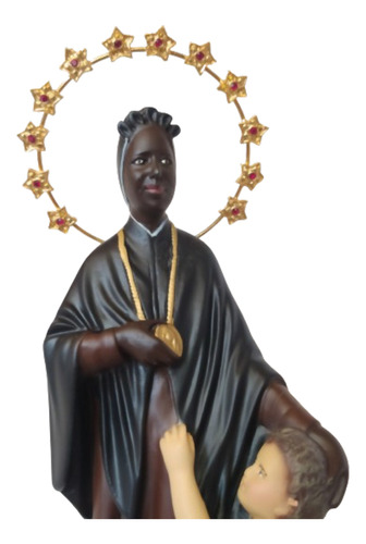 Imagem De Santa Josefina Bakhita 27 Cm Resplendor Pedras