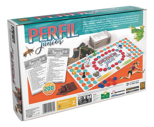 Jogo De Tabuleiro - Perfil Júnior - Grow - 1979
