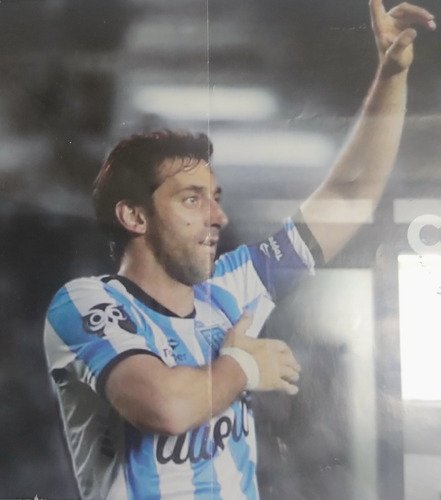 Camiseta Racing Tooper Libertadores Y Cinta De Capitán 2015 (Usado)