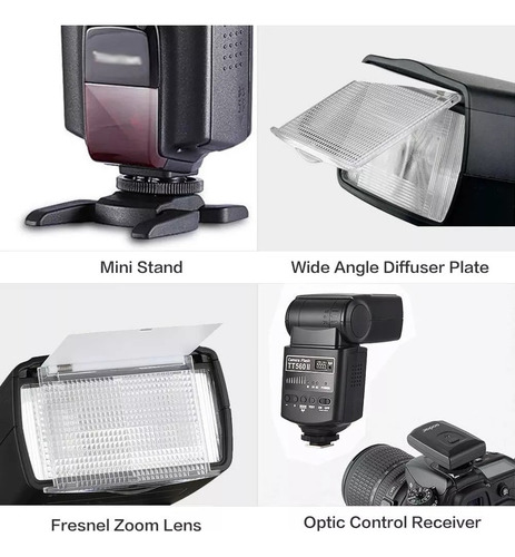 Flash Godox Tt560ii Transmisor Inalámbrico + Bracket Soporte