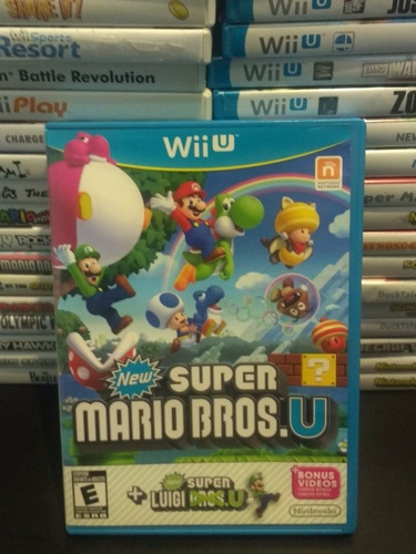 Juego Para Nintendo Wii U Super Mario Bros U + Super Luigi U