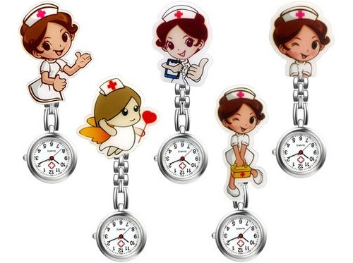 Señoras De Las Mujeres Reloj De La Enfermera De Dibujos... | Envío gratis