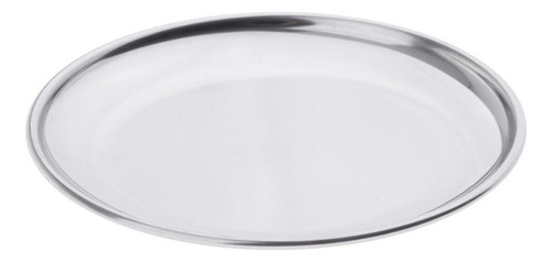2 Set De Platos Modernos De Acero Inoxidable 14cm 2 Piezas