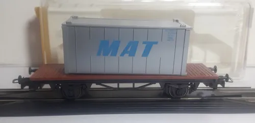(d_t) Liliput Vagon Playo Con Container 203 11 Usado (Usado)