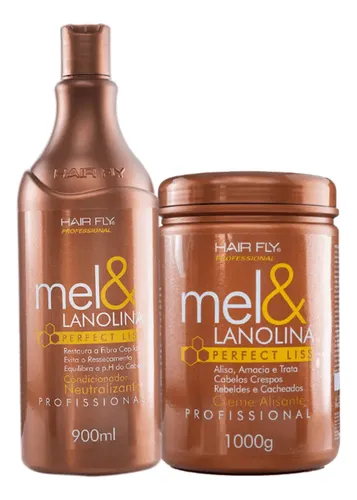 Kit Hairfly Creme Alisante 1kg + Shampoo Neutralizante 900ml