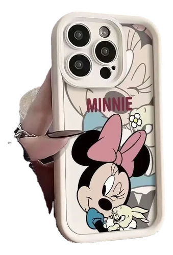 Funda De Teléfono Mickey Mouse Couple Para iPhone 14, 15, 11