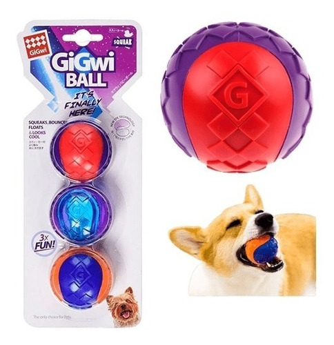 Juguete Para Perros Gigwi G Ball Small X 3