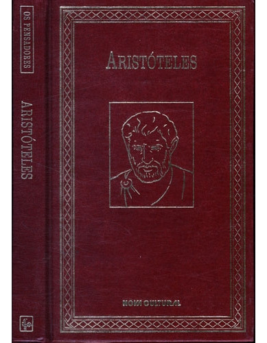 Livro Os Pensadores Capa Dura Vermelha - Aristóteles [2004]