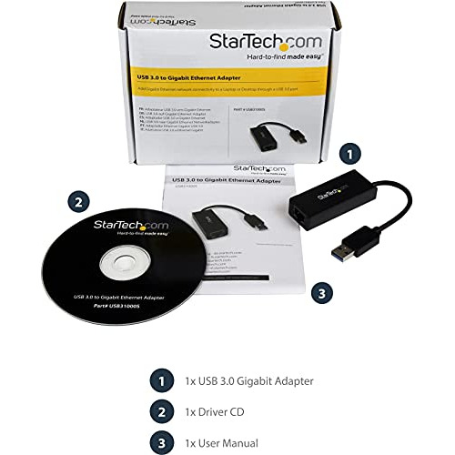 Adaptador Usb 3.0 A Gigabit Ethernet De Startech.com Para Wi