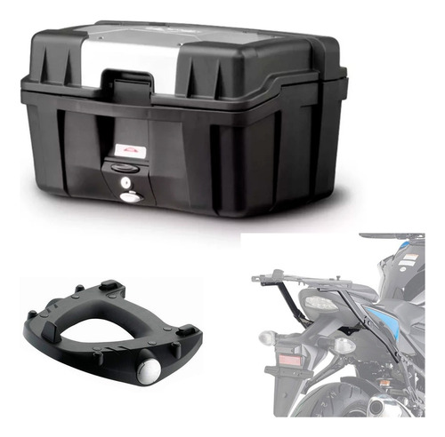 Baul Trasero 46 L Con Soporte Suzuki Gsx S 750 2017 A 2021