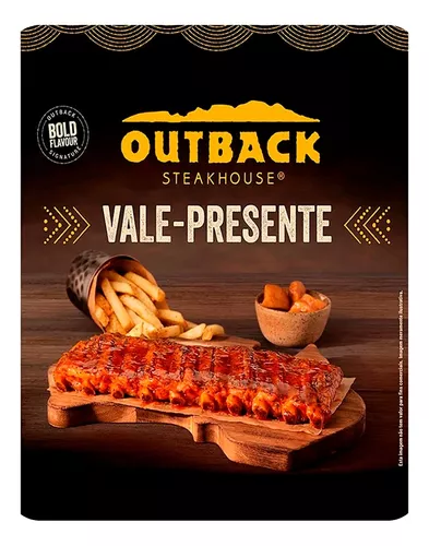 R$ 100,00 Outback Gift Card  Comprar Vale Presente + Barato