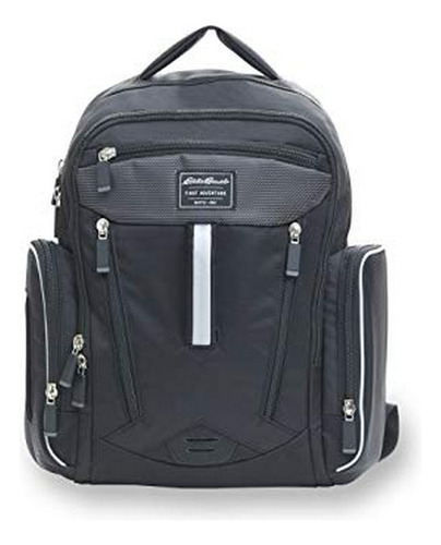 Mochila Pañalera Eddie Bauer Bridgeport - Negro