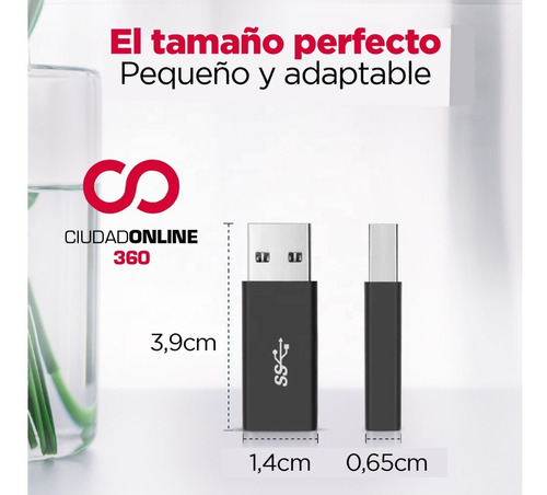 Adaptador Usb C A Usb 3.0 Laptops Celular Macbook Tablets Pc