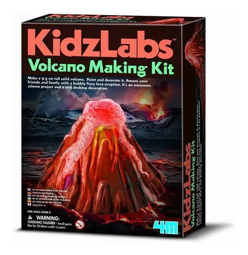 4m Kit Manualidades Crea Tu Propio Volcan Juguete Juego Set